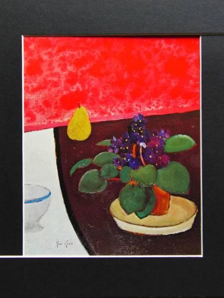 ルネ・ジェニー、サン・ポーリャ、超希少額装用画版、新品額装付