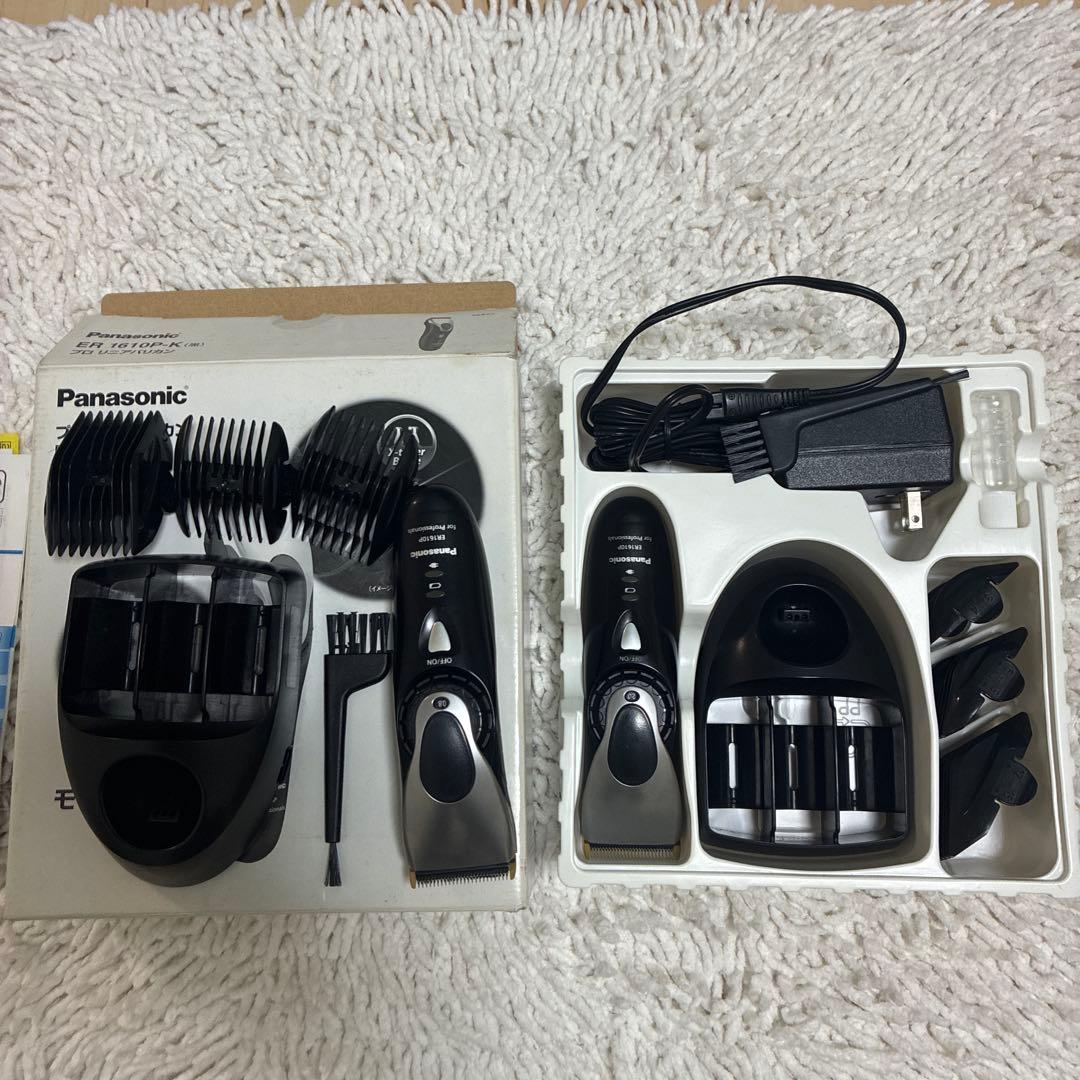 Panasonic プロ　リニア　バリカン　ER1610P 2個セット Panasonic（パナソニック） プロ用 リニアバリカン ER-GP82-K プロ