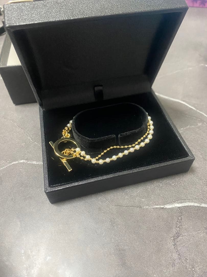 ノベルティ付き！新品！GOD ONLY KNOWS パールチェーンブレスレット