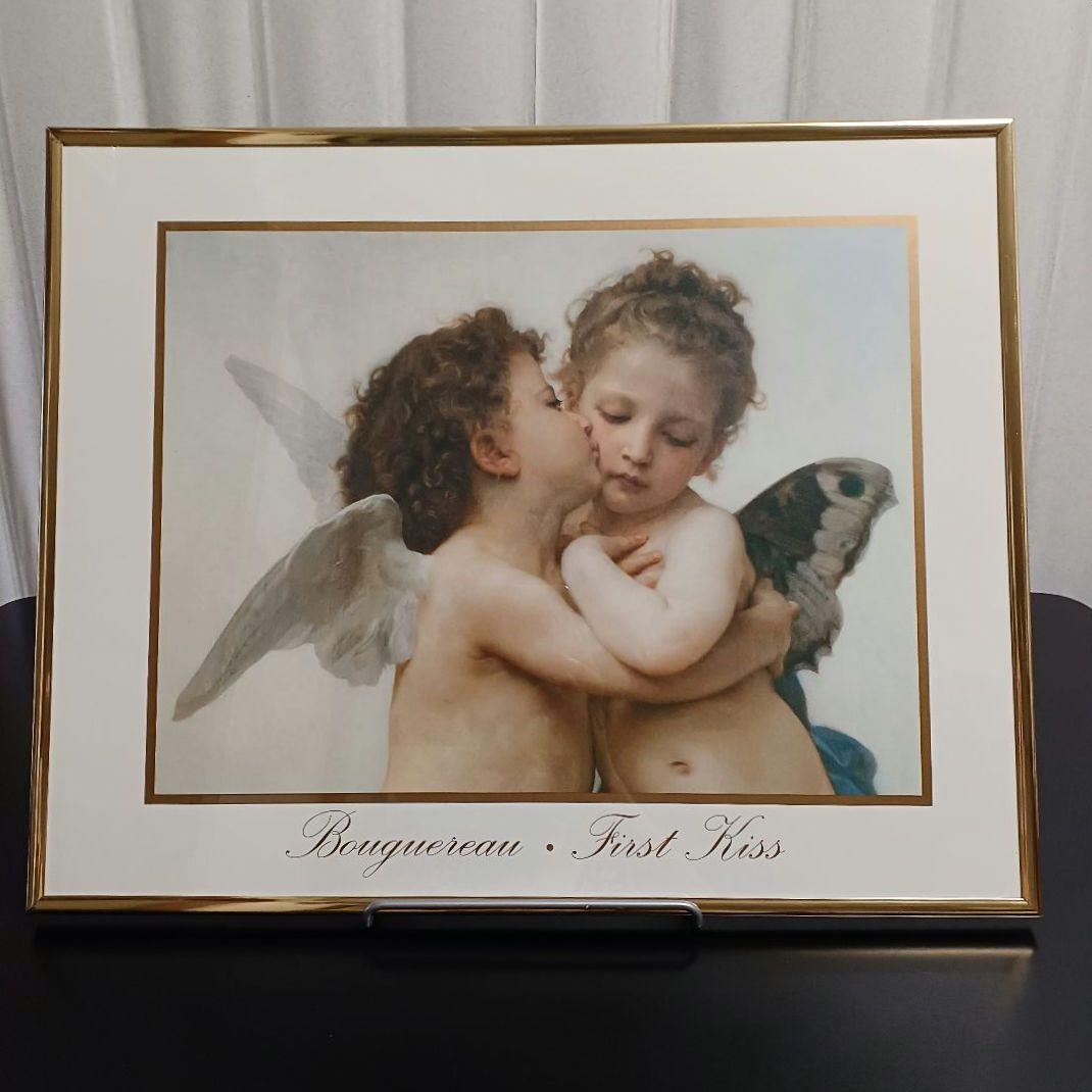 エンジェルフレーム 天使の絵画 ファーストキス プリントアート - メルカリ