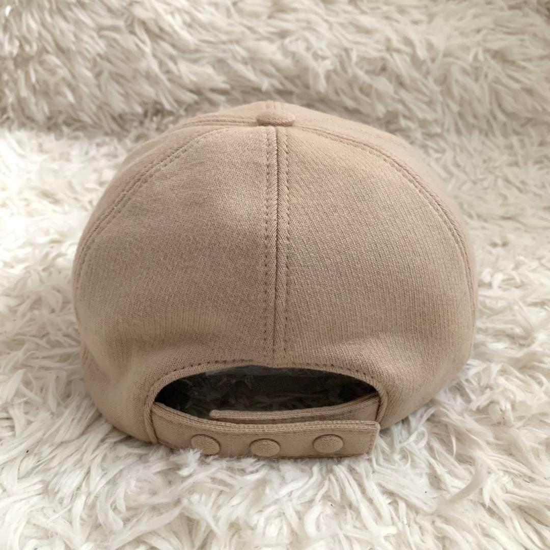 未使用級✨バーバリー 現行 キャップ TBロゴ 刺繍 ベージュ ユニ