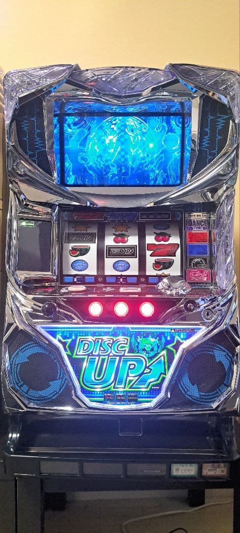 【引取限定】パチスロ実機　5.9号機 ディスクアップ青パネル