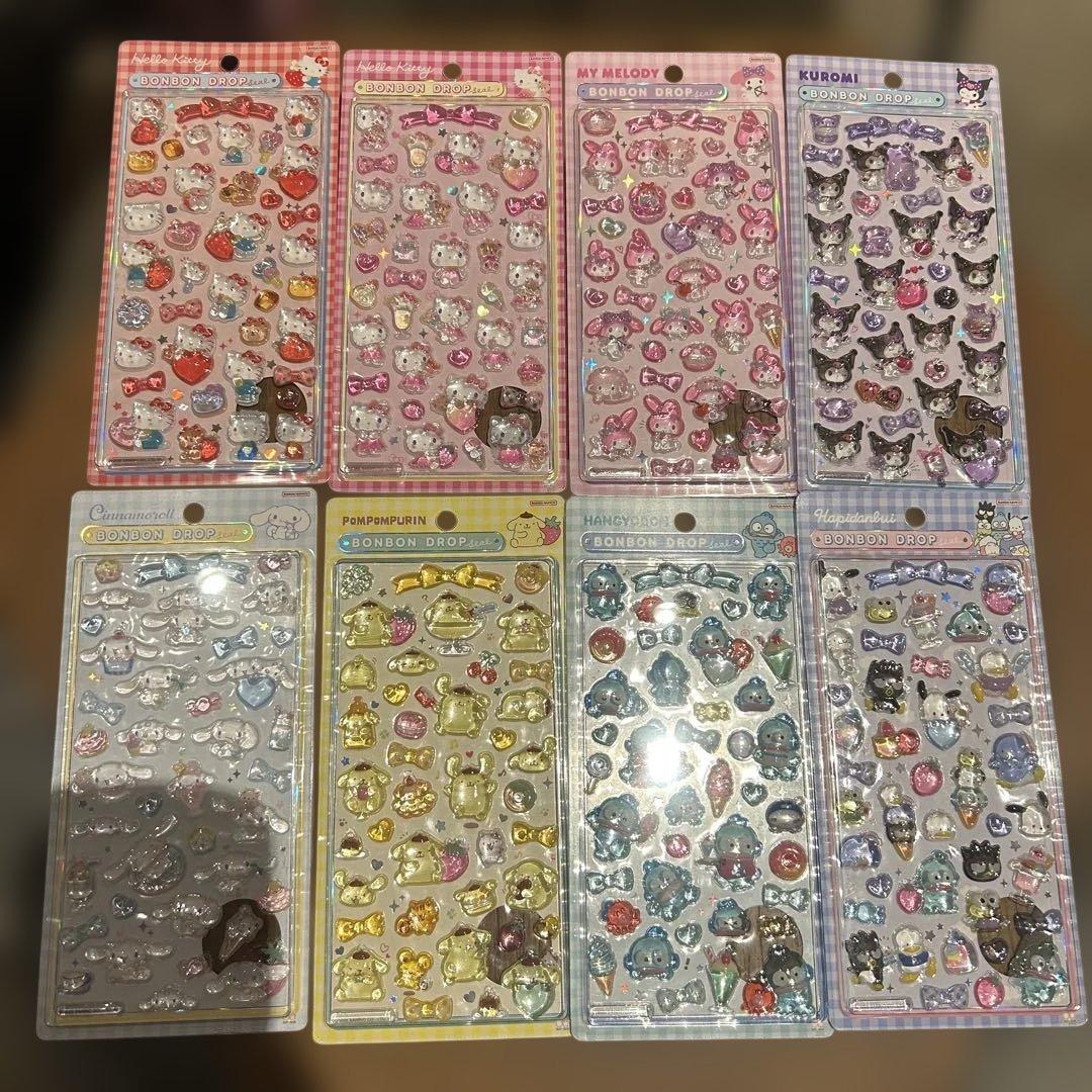 サンリオ　ボンボンドロップシール　正規品　コンプリートセット