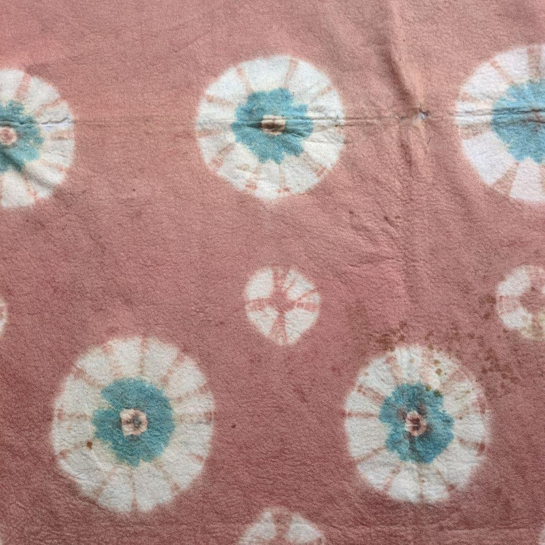 段通　中国段通　毛氈　アンティーク　古布　ラグ　骨董　中国古毯　茶道具　チベッ