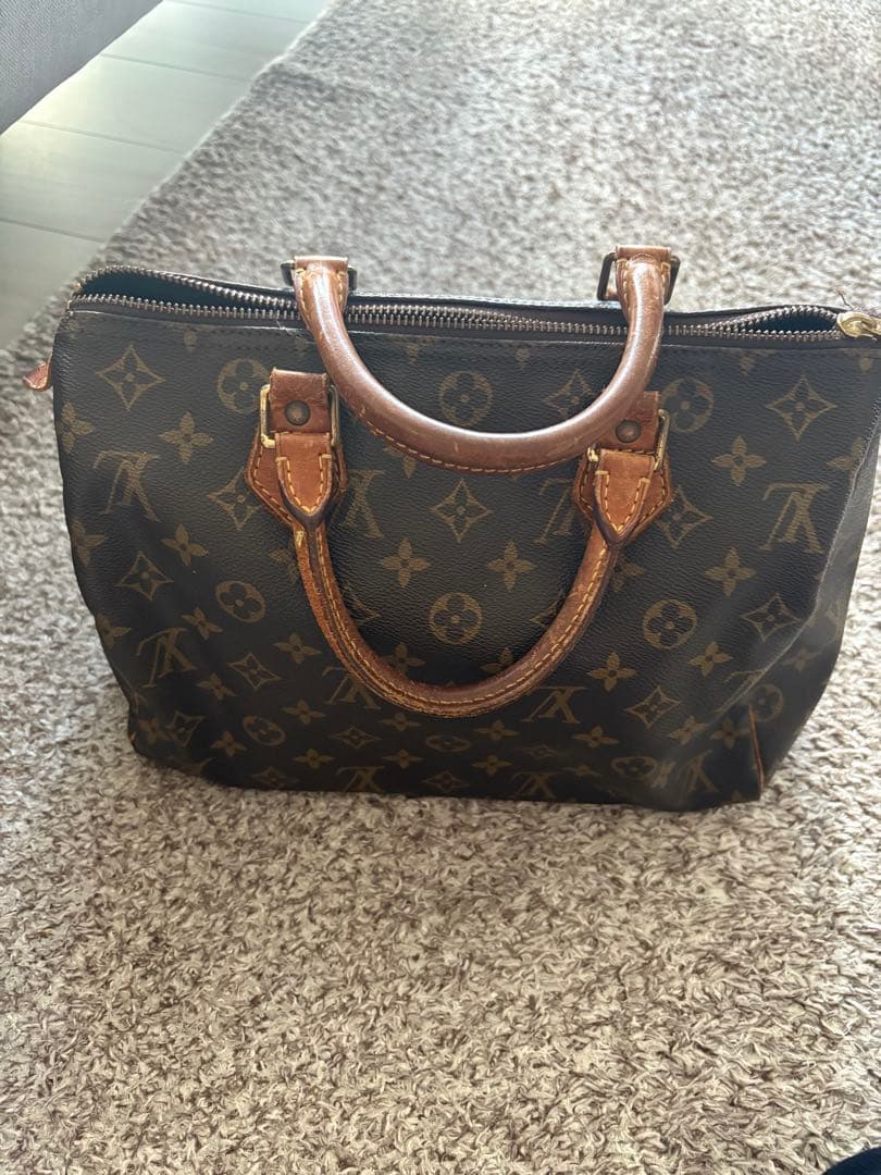 ルイ ヴィトン ボストンバッグ M41108 モノグラム スピーディー30 茶系