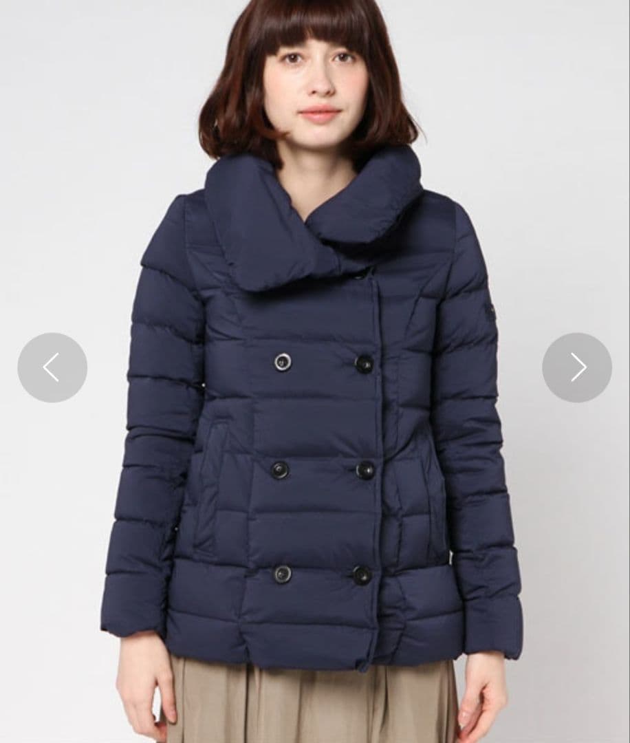 極美品✨】タトラス LORENZANA ボリューム襟 ショート丈ダウン 02