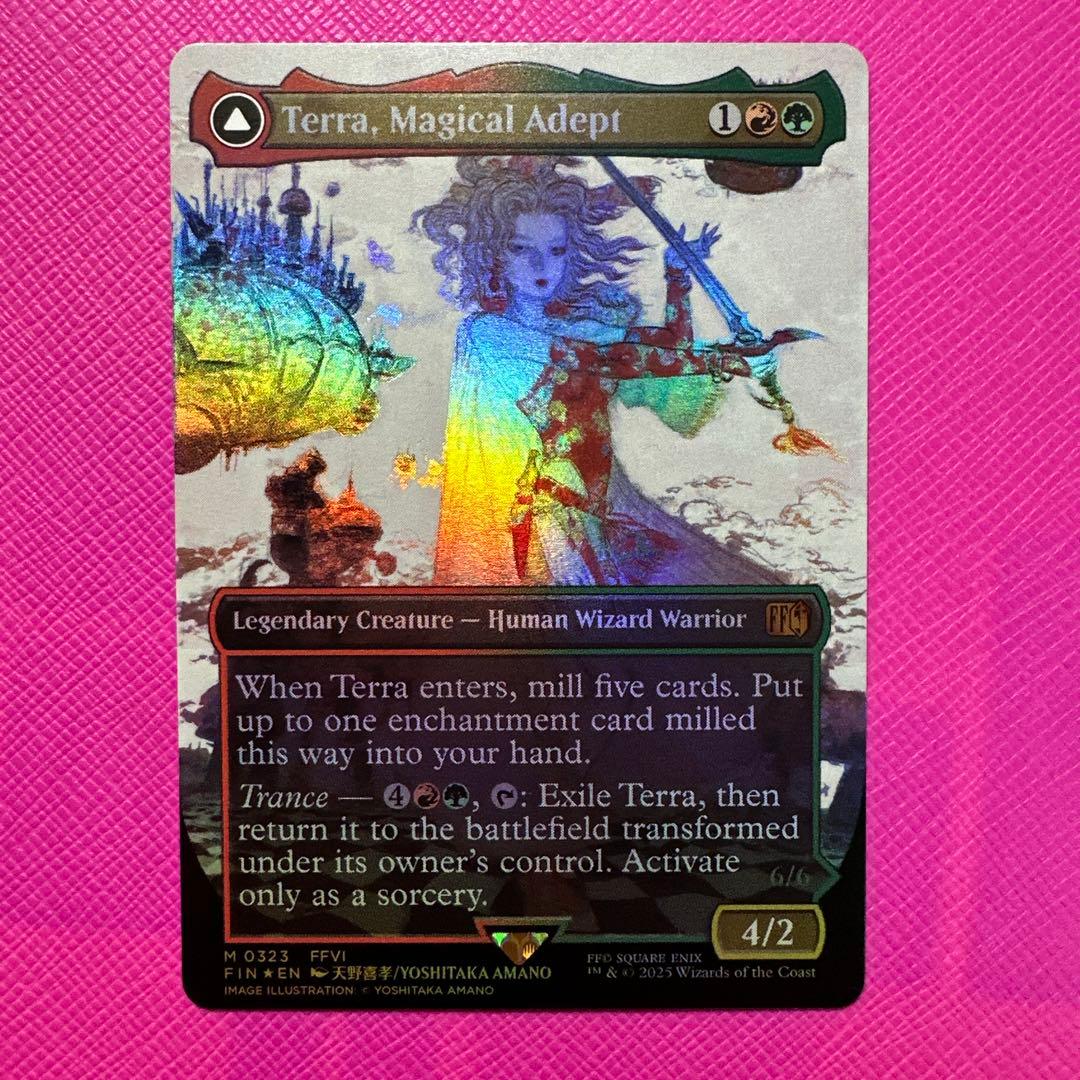 【MTG】魔導戦士、ティナ/幻獣の血を引く少女、ティナ Foil