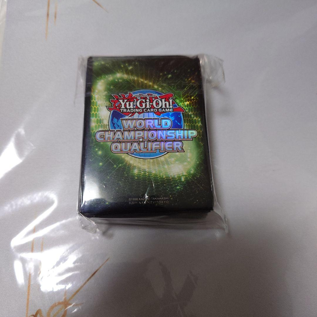 遊戯王 wcq 2013 スリーブ 緑 79枚 中古