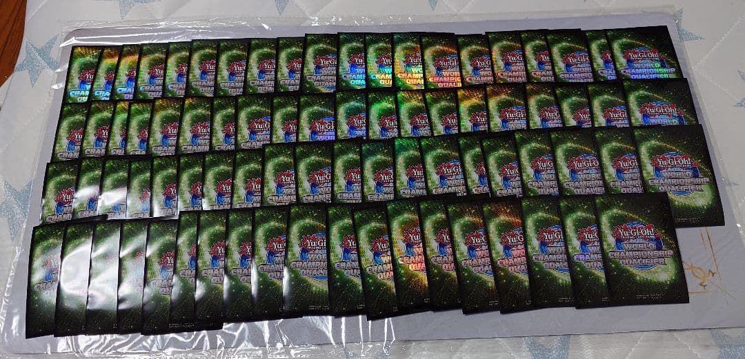 遊戯王 wcq 2013 スリーブ 緑 79枚 中古 - メルカリ