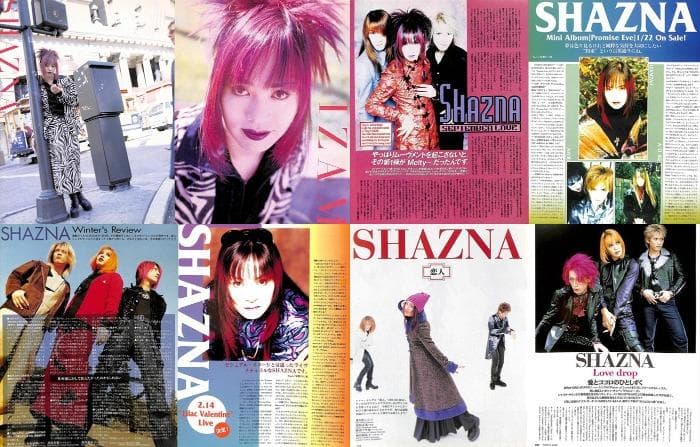 SHAZNA シャズナ 切り抜き 350P ほぼ欠けなし貴重インディーズ～