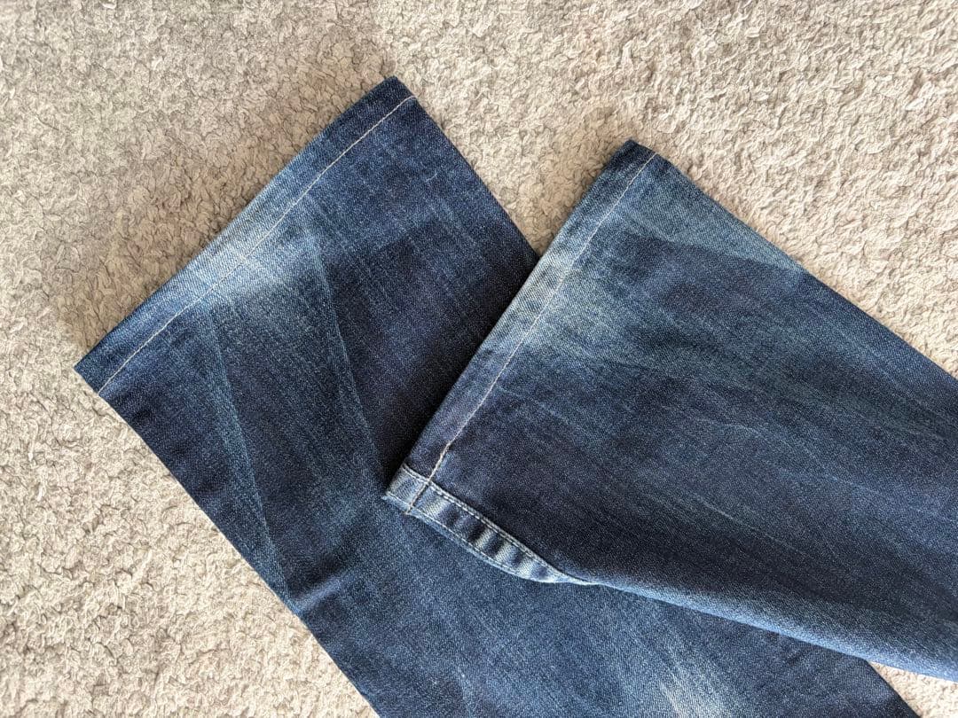 い様レッドペッパーエドハーディー コラボ デニムロゴ刺繍 28 スカル