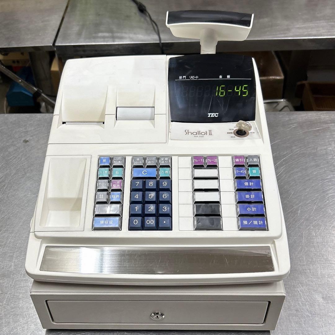 【動作OＫ】テックMA-550東芝テック電子レジスター