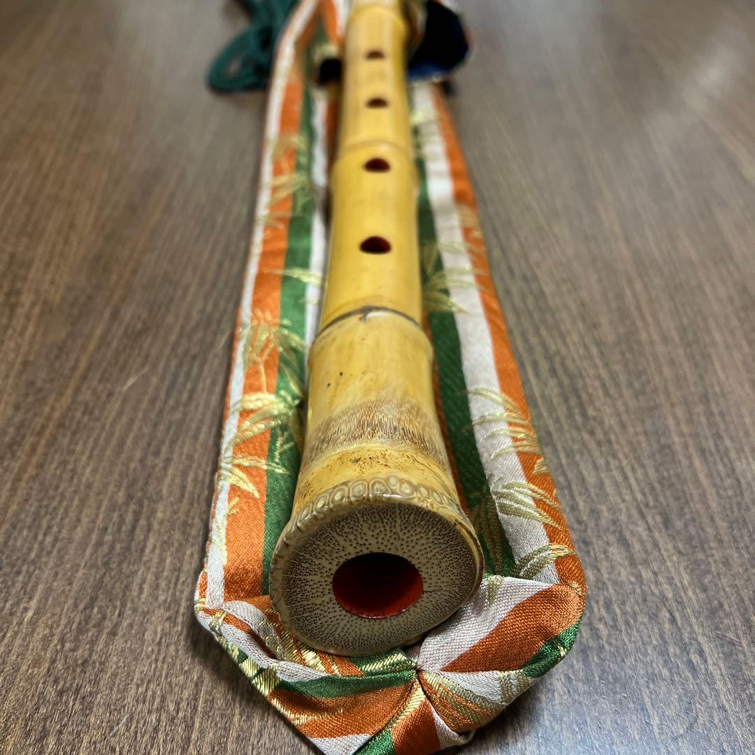 尺八 1尺８寸管 専用ケース唄口カバー付 ※最終値下げ