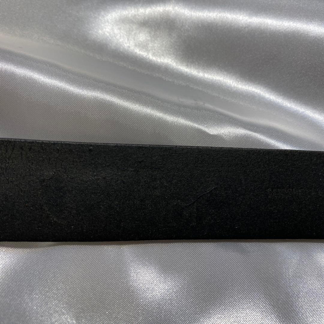 FENDI archiveイタリア製ブラックレザーロゴベルト ズッカ柄Zucca