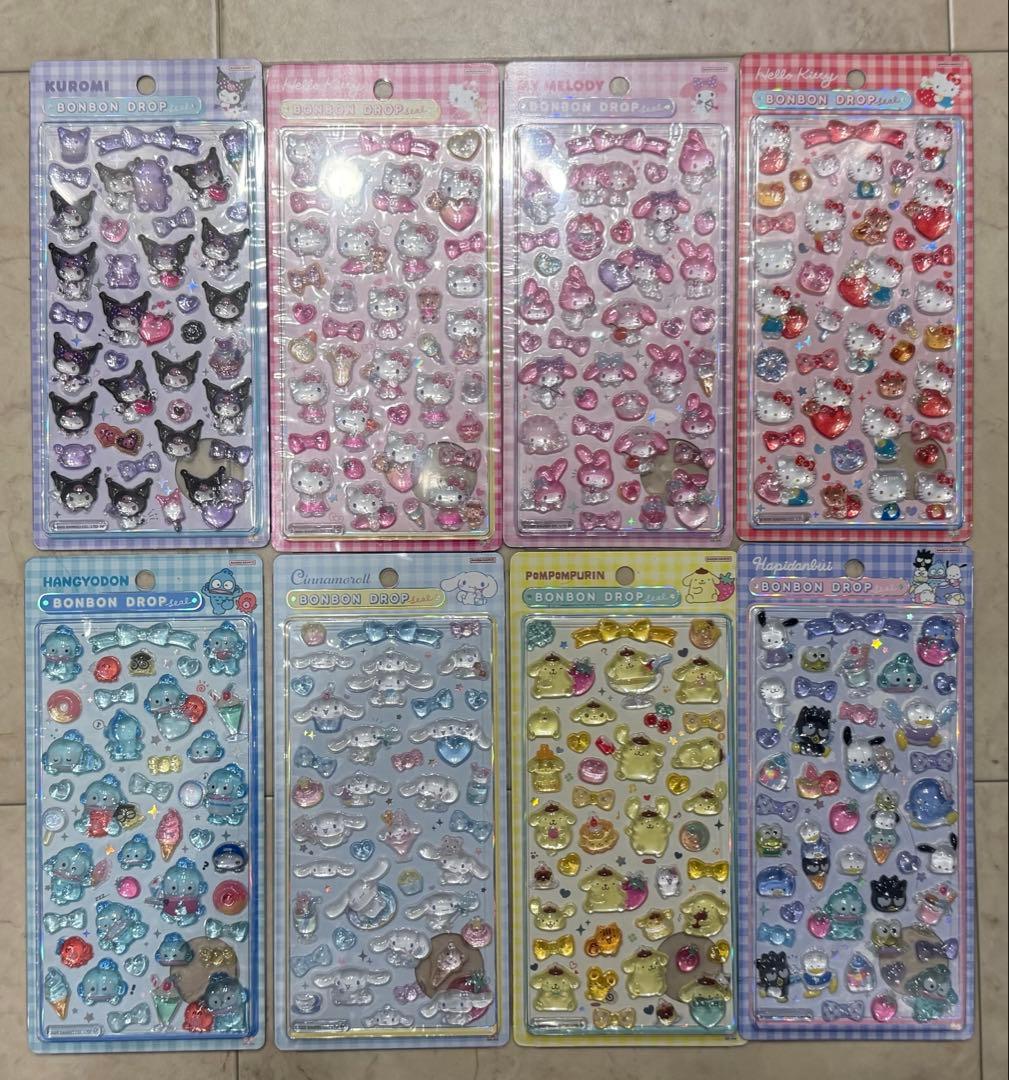 サンリオ第二段ボンボンドロップシール　正規品