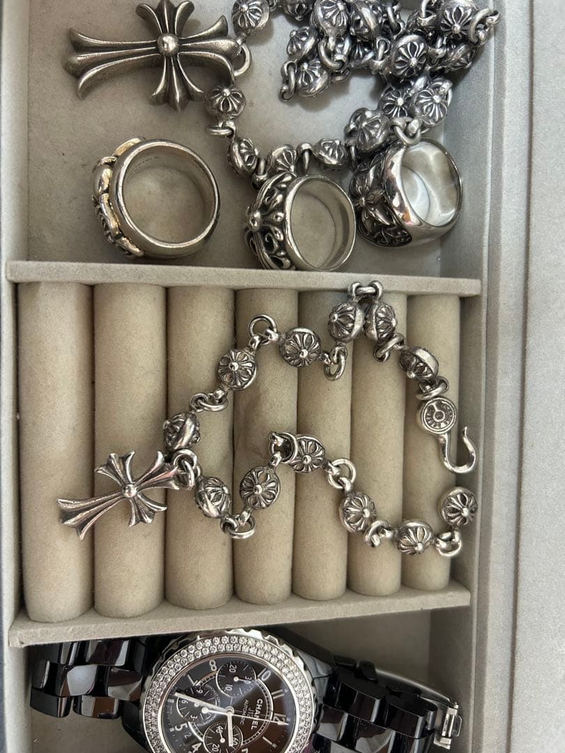 クロムハーツ #1クロスボールタイニーCHクロス シルバーブレスレット