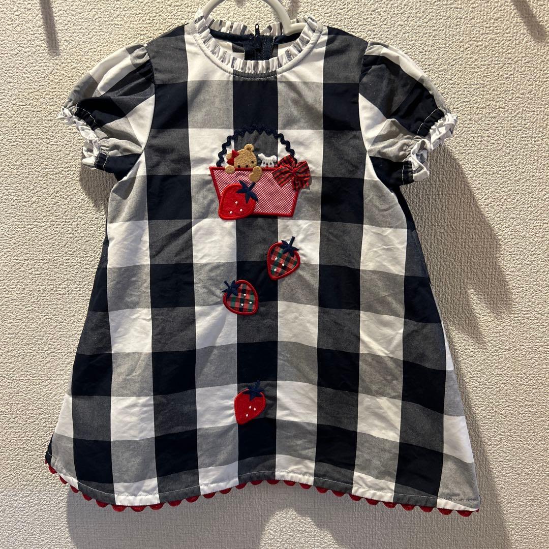 ファミリア　ワンピース　80cm