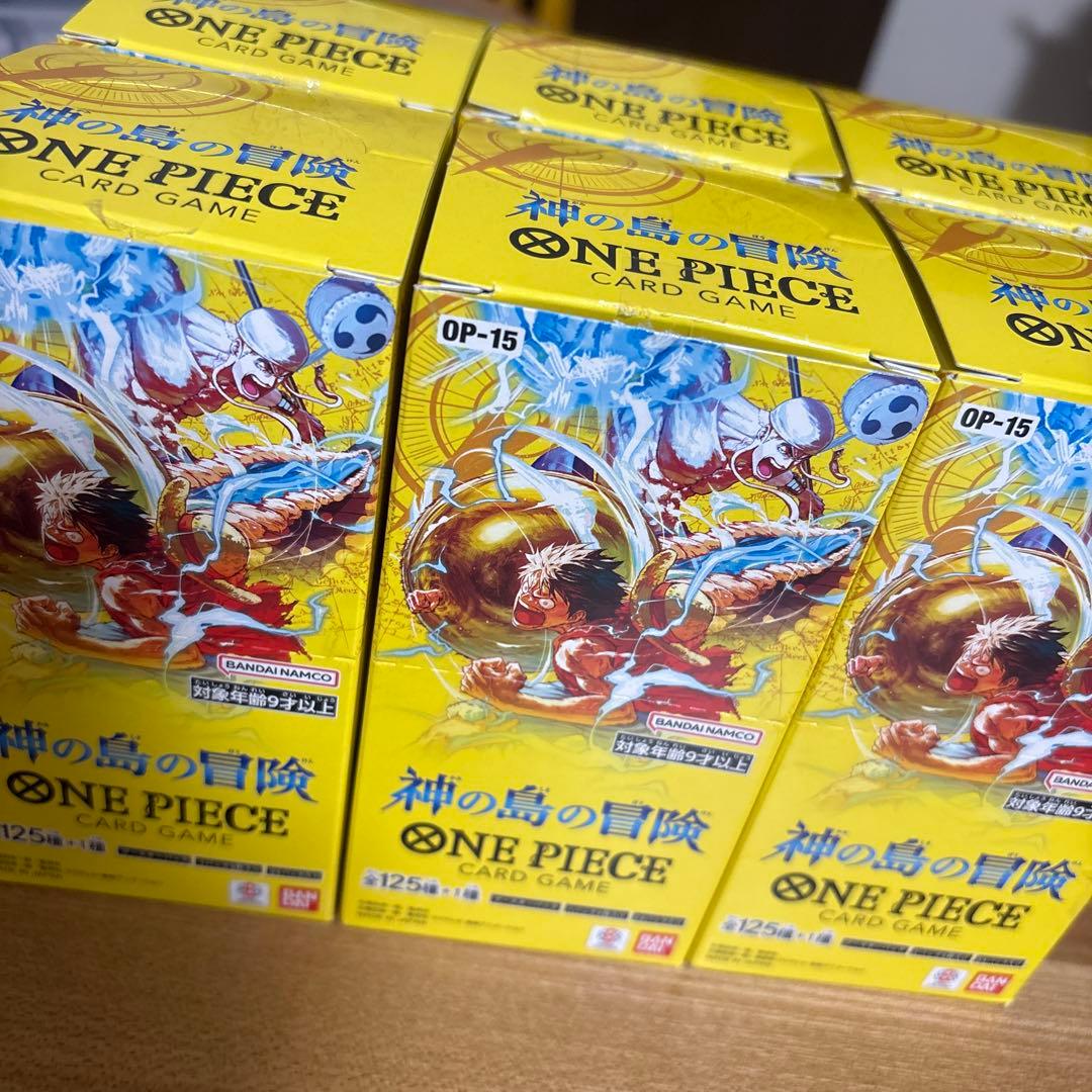 空箱】 ワンピースカード 神の島の冒険 6箱 BOX - メルカリ