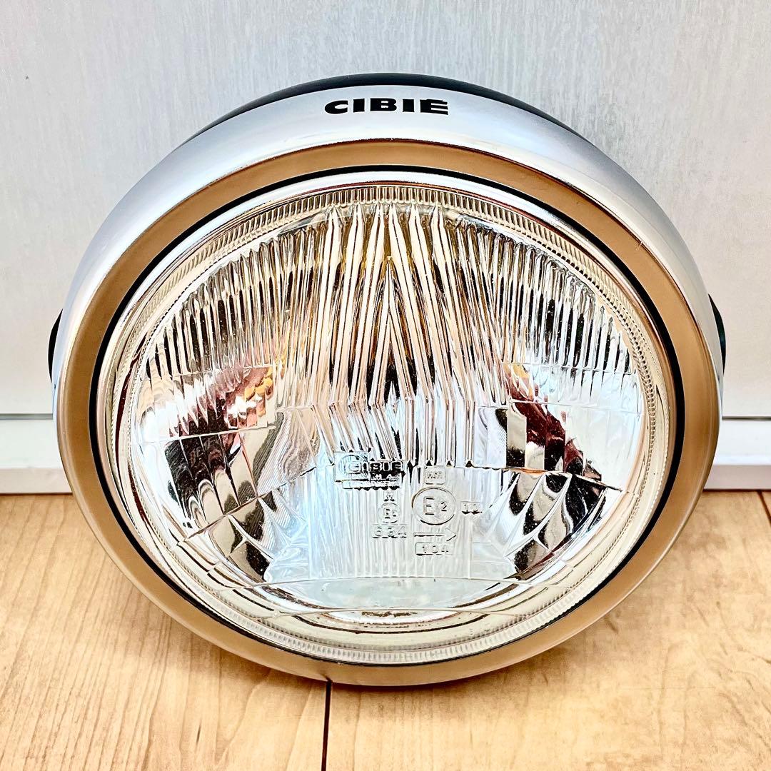 masaru！　当時物 CIBIE シビエ 凹みヘッドライト CB400F