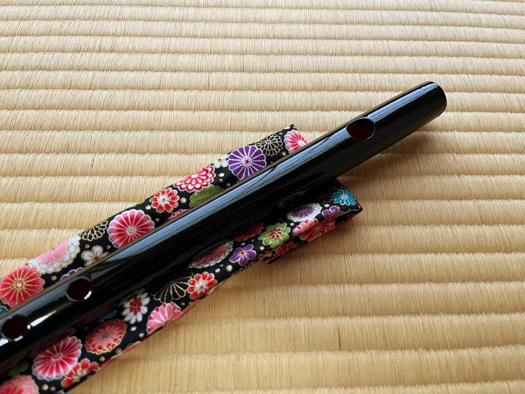 篠笛　歌口付近約25mm