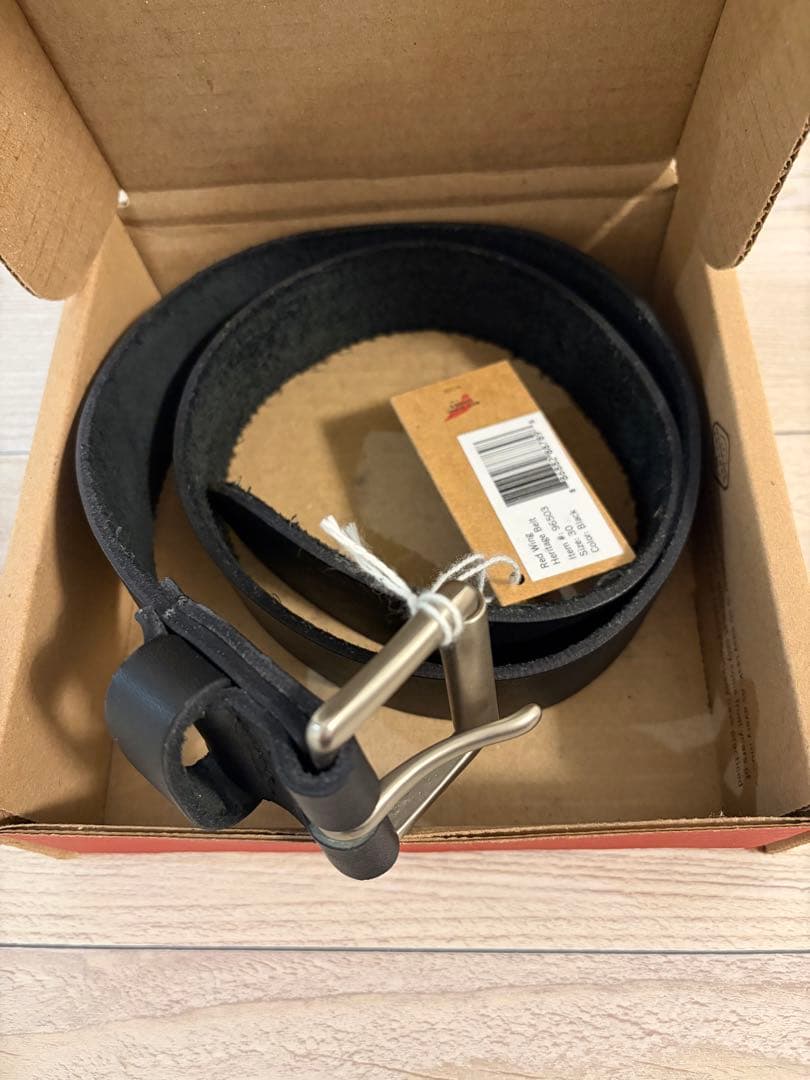 RED WING レッドウイング ヘリテージ レザーベルト Black