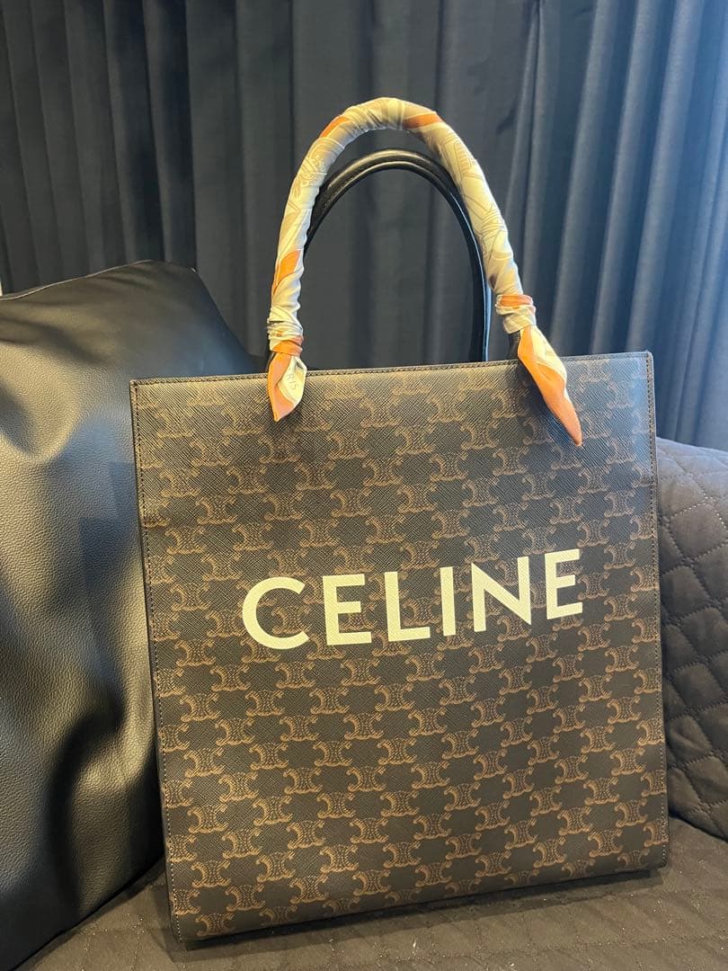 CELINE トートバッグ ブラウン