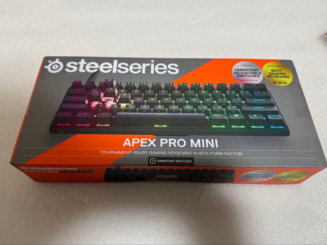 【松田】SteelSeries Apex Pro Mini キーボード