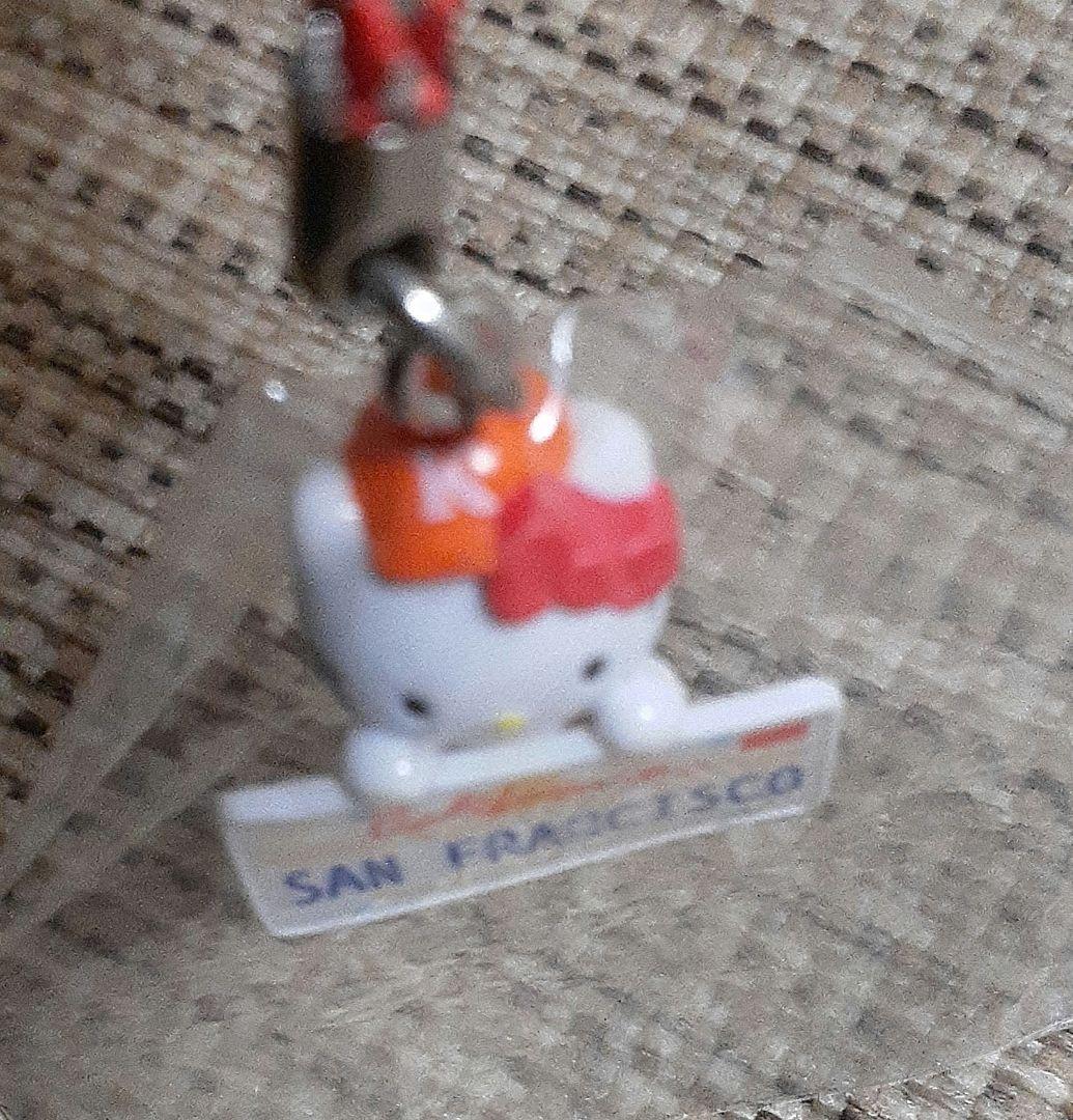 レア】ハローキティ サンフランシスコ限定 ご当地キティ 根付け