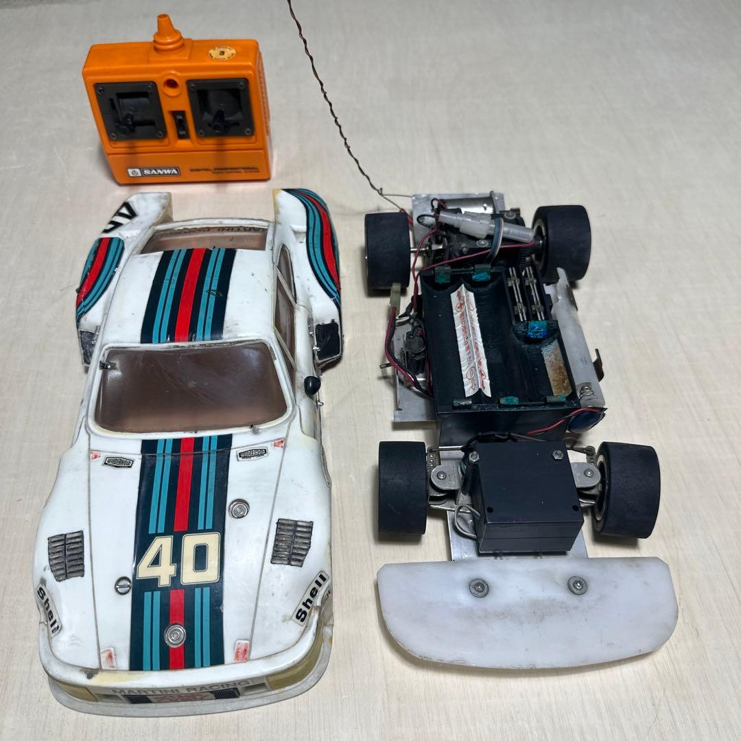 昭和レトロ サンワ チャンピオンシリーズ ラジコンカー ポルシェ 935