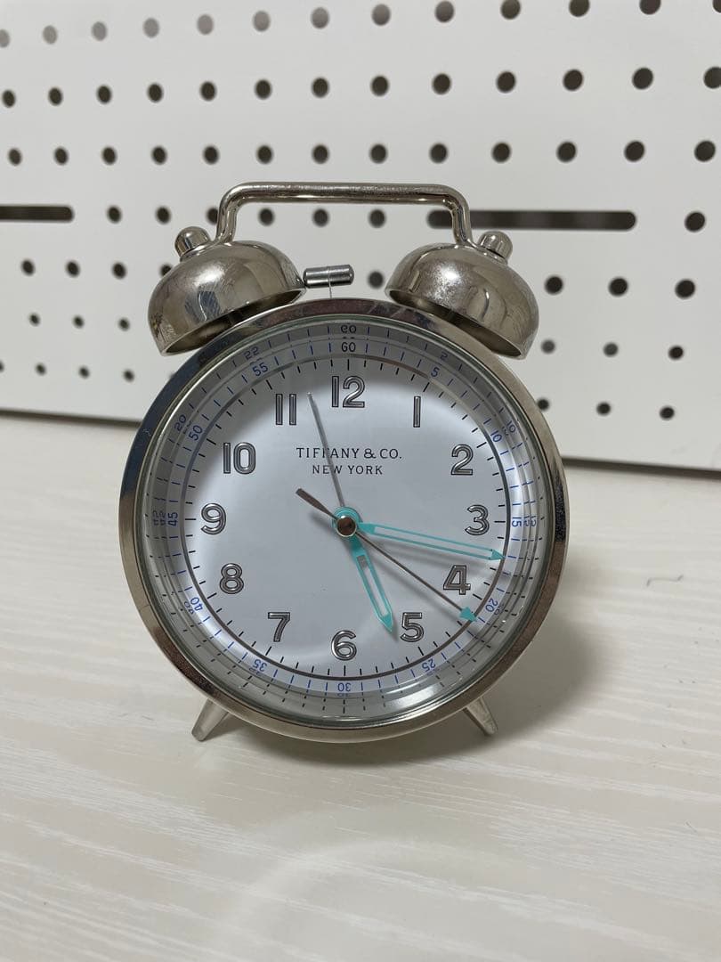 Tiffany & Co. アラーム時計 シルバー 広尾店でティファニーのツインベルアラームクロックをお買取しました