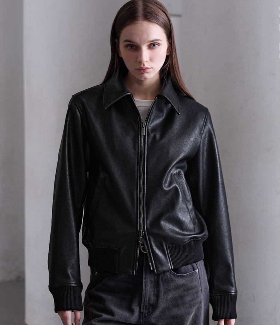 【CLEL】ディープテクスチャーブルゾン