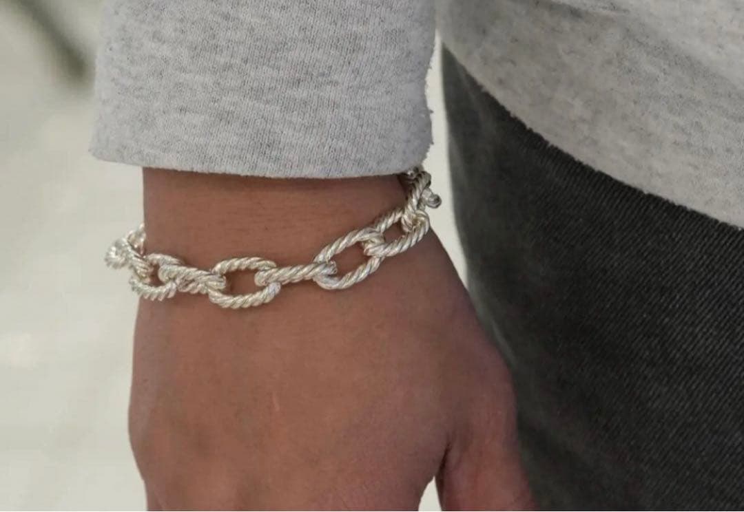 NEEDIS シルバー925 Dead stock Chain Bracelet