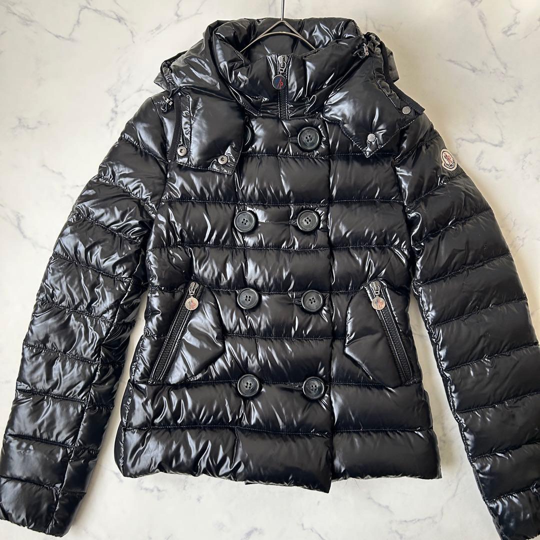 未使用級 モンクレール PLANE ダウンジャケット ワッペン ウエストシェイプ