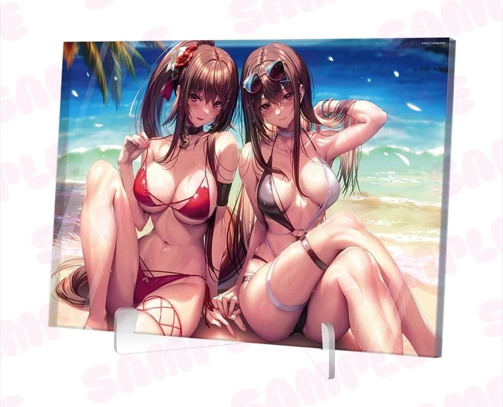 キャラファインアクリル 華実&結灯(裏表ガールズ)　ピロ水　アマカノ２