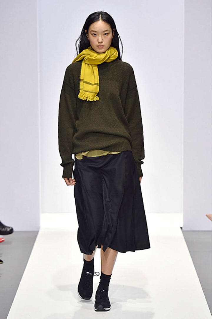 専用*マーガレットハウエル×FOXBROTHERSしなやかラッププリーツスカート MARGARET HOWELL - マーガレットハウエル x FOX BROTHERS フォックス