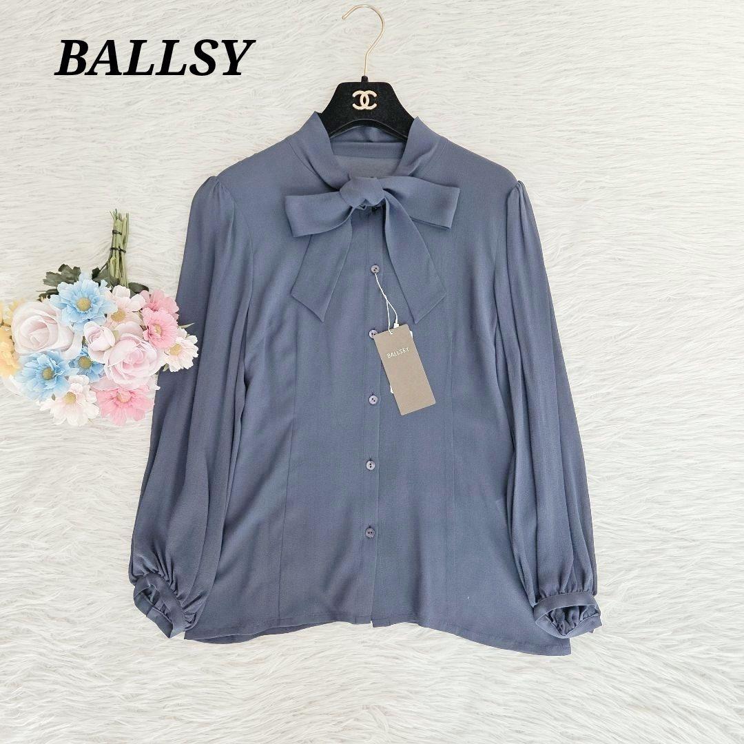 新品　BALLSEY　ブラウス　ボウタイ　シアー　M　シルク　シェルボタン 新品 BALLSEY ブラウス ボウタイ シアー M シルク シェルボタン - メルカリ