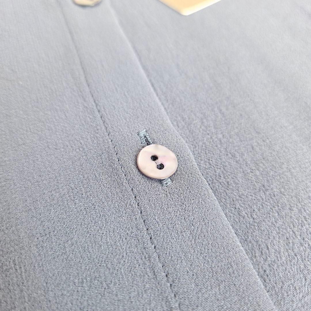 新品 BALLSEY ブラウス ボウタイ シアー M シルク シェルボタン - メルカリ