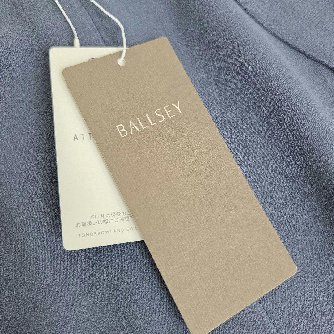新品 BALLSEY ブラウス ボウタイ シアー M シルク シェルボタン - メルカリ