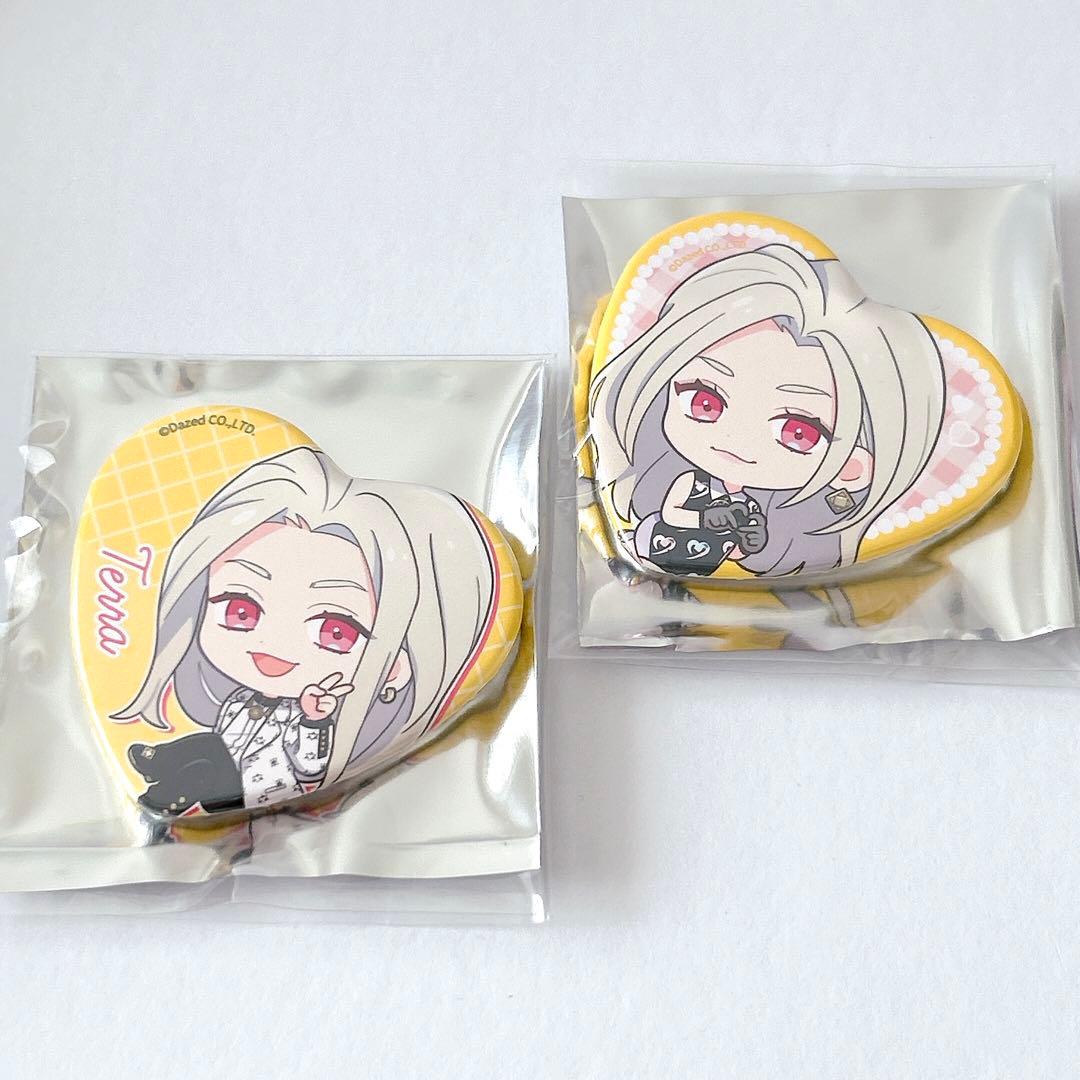 KING 01 テラ フクヤ ハート 缶バッジ カリスマ e-SHOP >