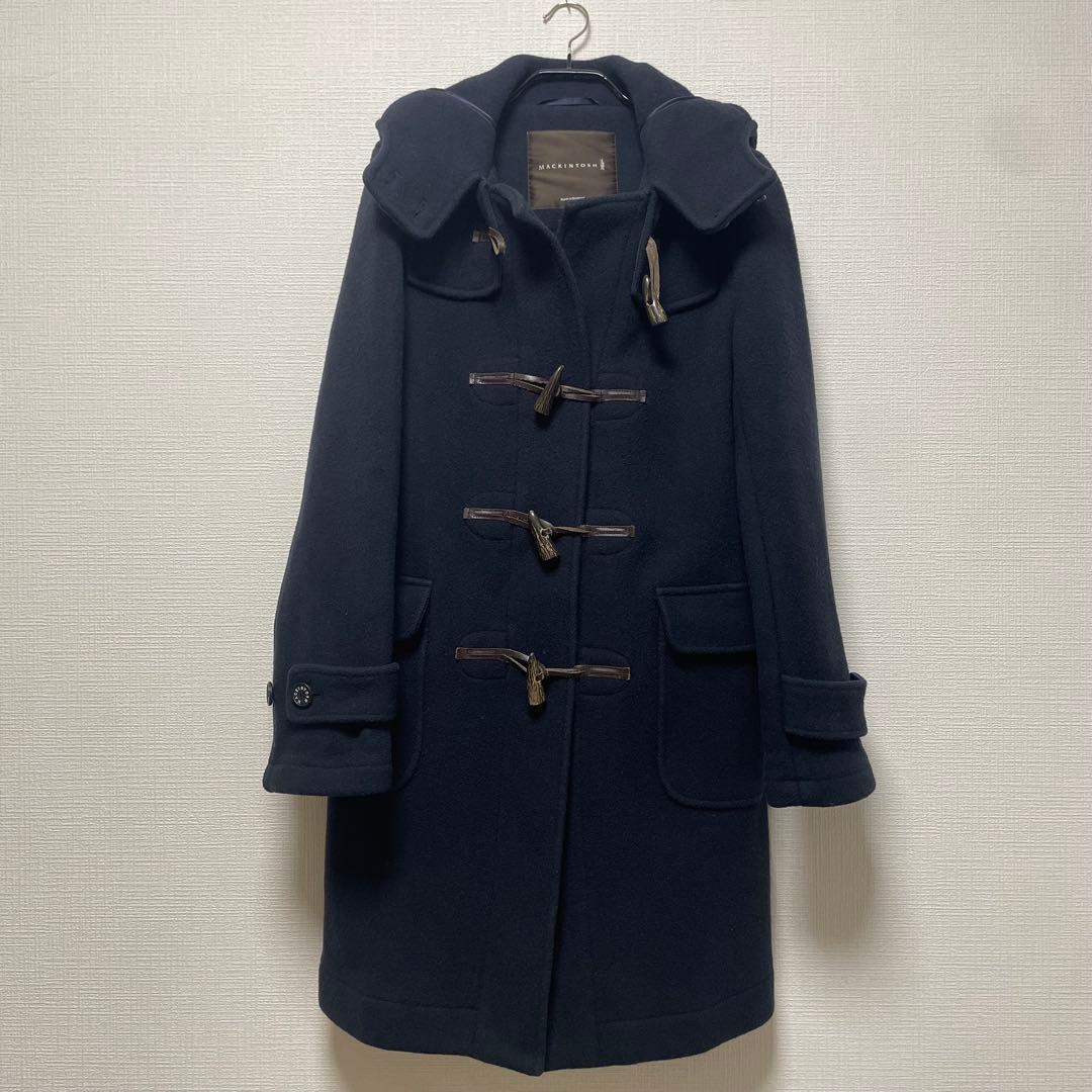 美品 マッキントッシュ　ネイビー ダッフルコート S スコットランド製 Mackintosh（マッキントッシュ） ダッフルコート 32 ネイビー