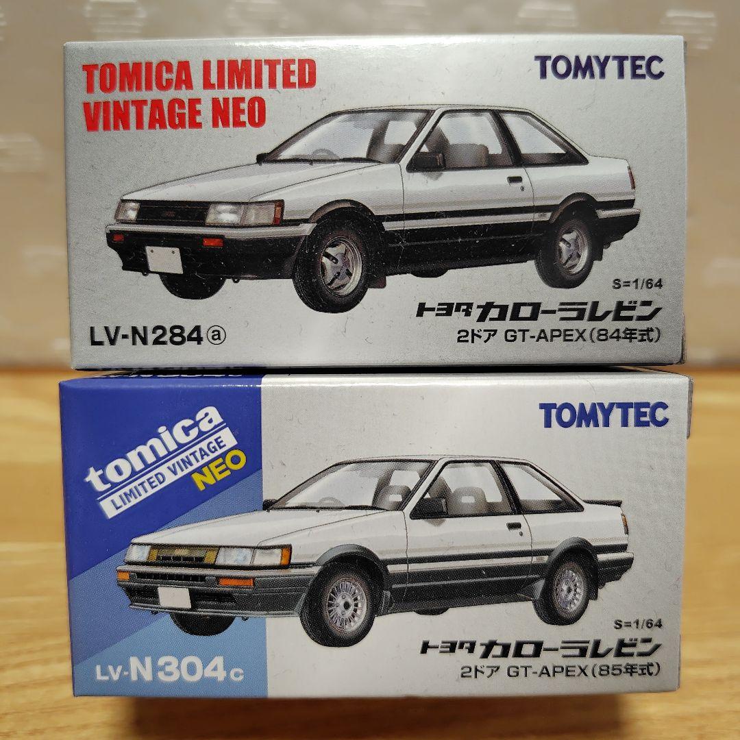 トミカリミテッドヴィンテージネオ トヨタ・カローラレビン 前期・後期セット