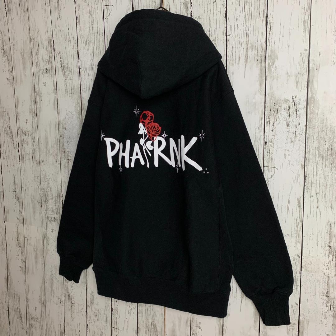 美品・激レア】ファットランク☆ビッグ薔薇ロゴ入り入手困難パーカー