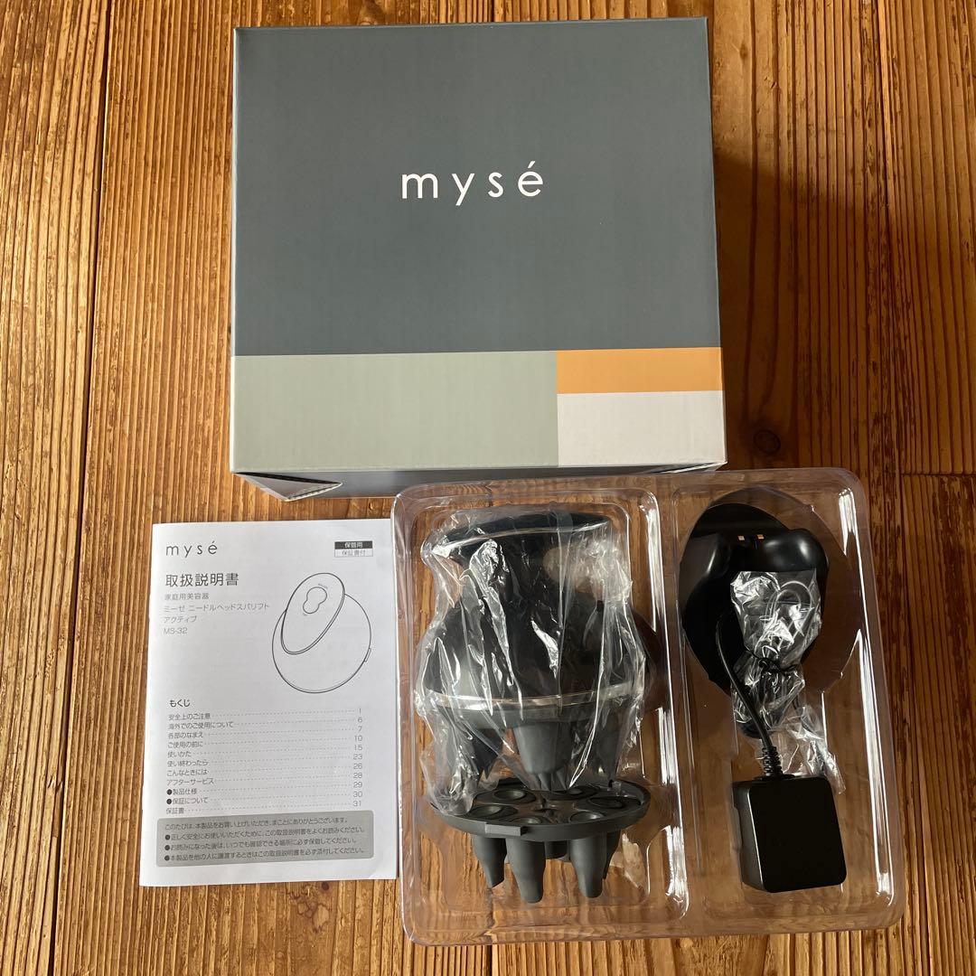 mysé スカルプブラシ ブラック