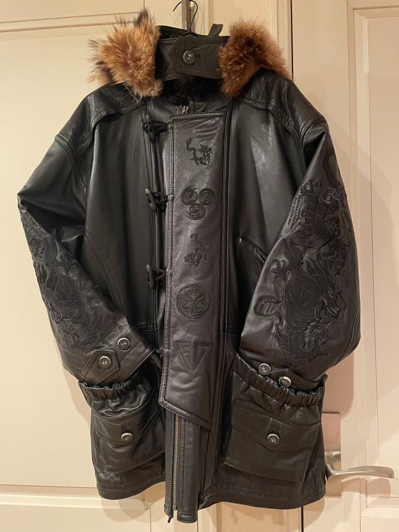 超希少　VIP ジャネットジャクソン　龍刺繍　山本寛斎　羊革