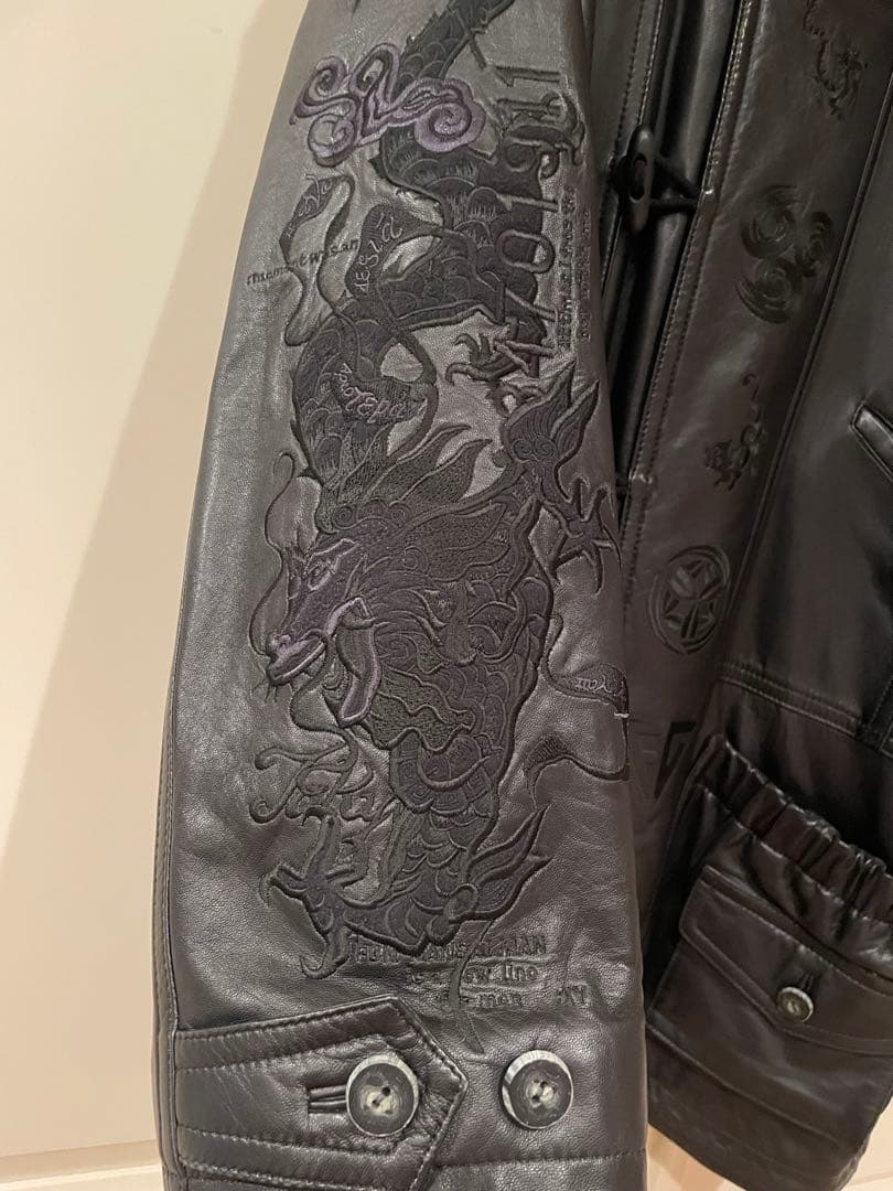 超希少　VIP ジャネットジャクソン　龍刺繍　山本寛斎　羊革