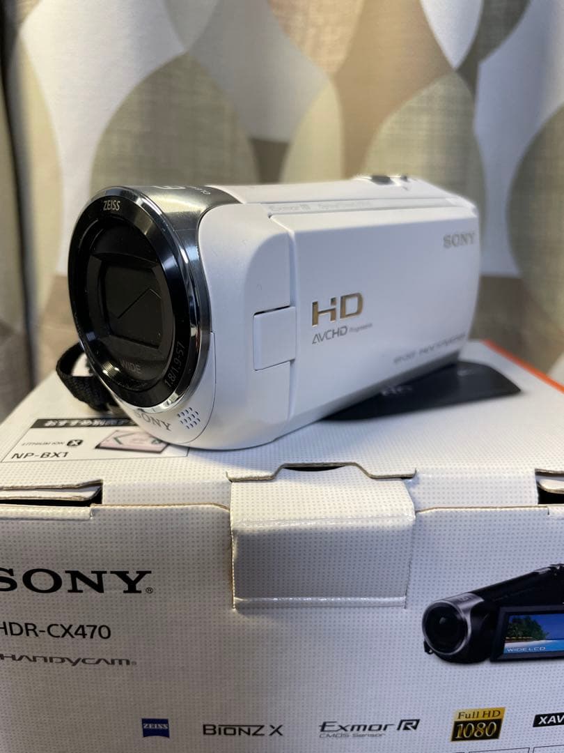た*つ様 SONY HDR-CX470 純正予備バッテリー付き ホワイト 本体