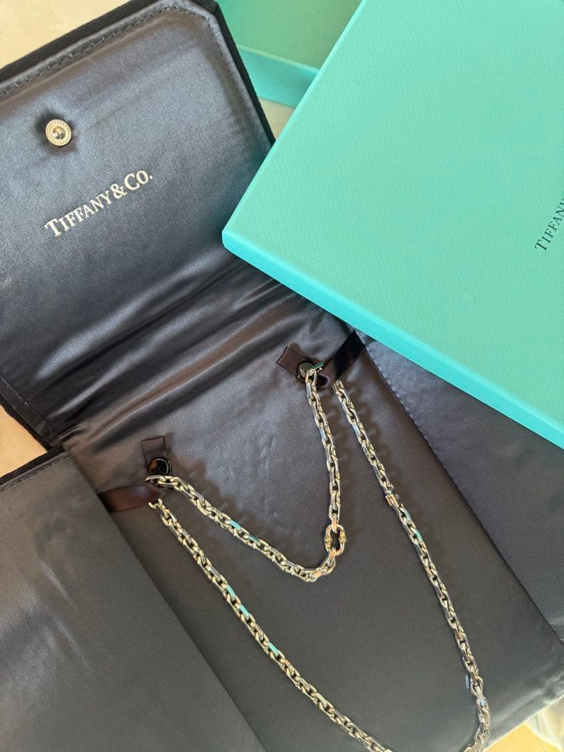 TIFFANY & CO. メイカーズ チェーン ネックレス 約61cm TIFFANY&Co.】ティファニー メイカーズ チェーン 61cm ネックレス