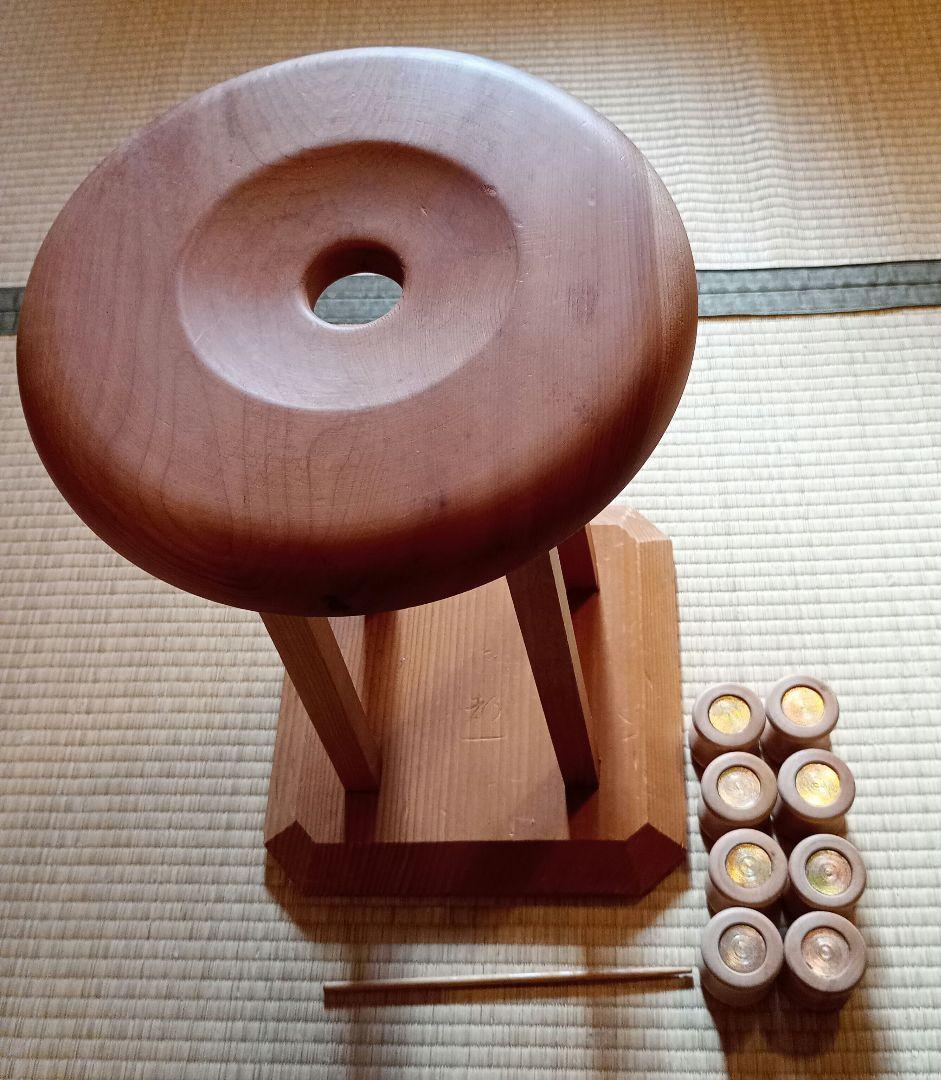 組み紐台と重り8個セット