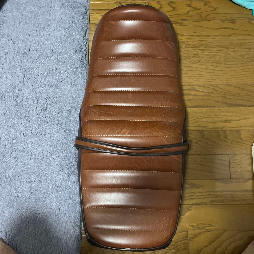 XJR400r 　rh02j 茶ツートン タックロールシート / あんこ抜き