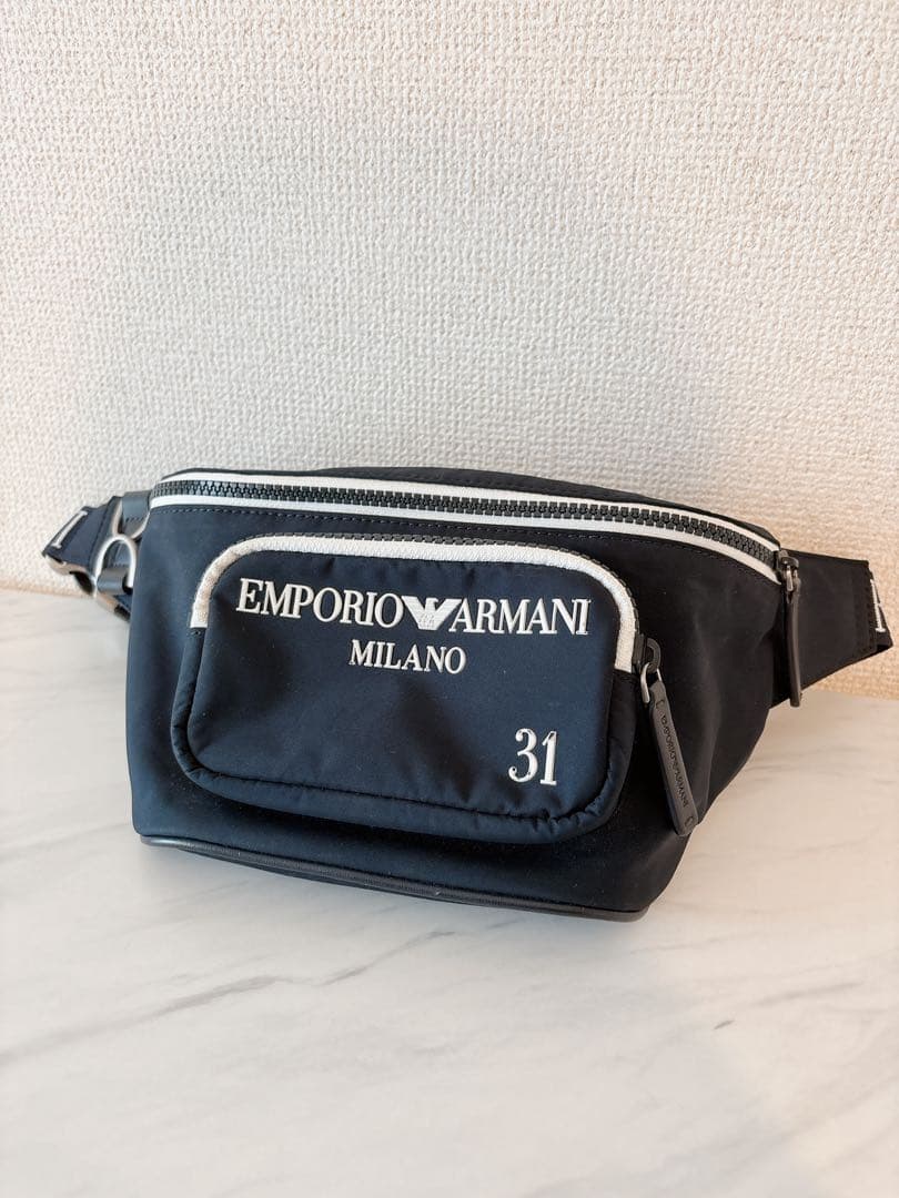 EMPORIO ARMANI ボディバッグ ネイビー